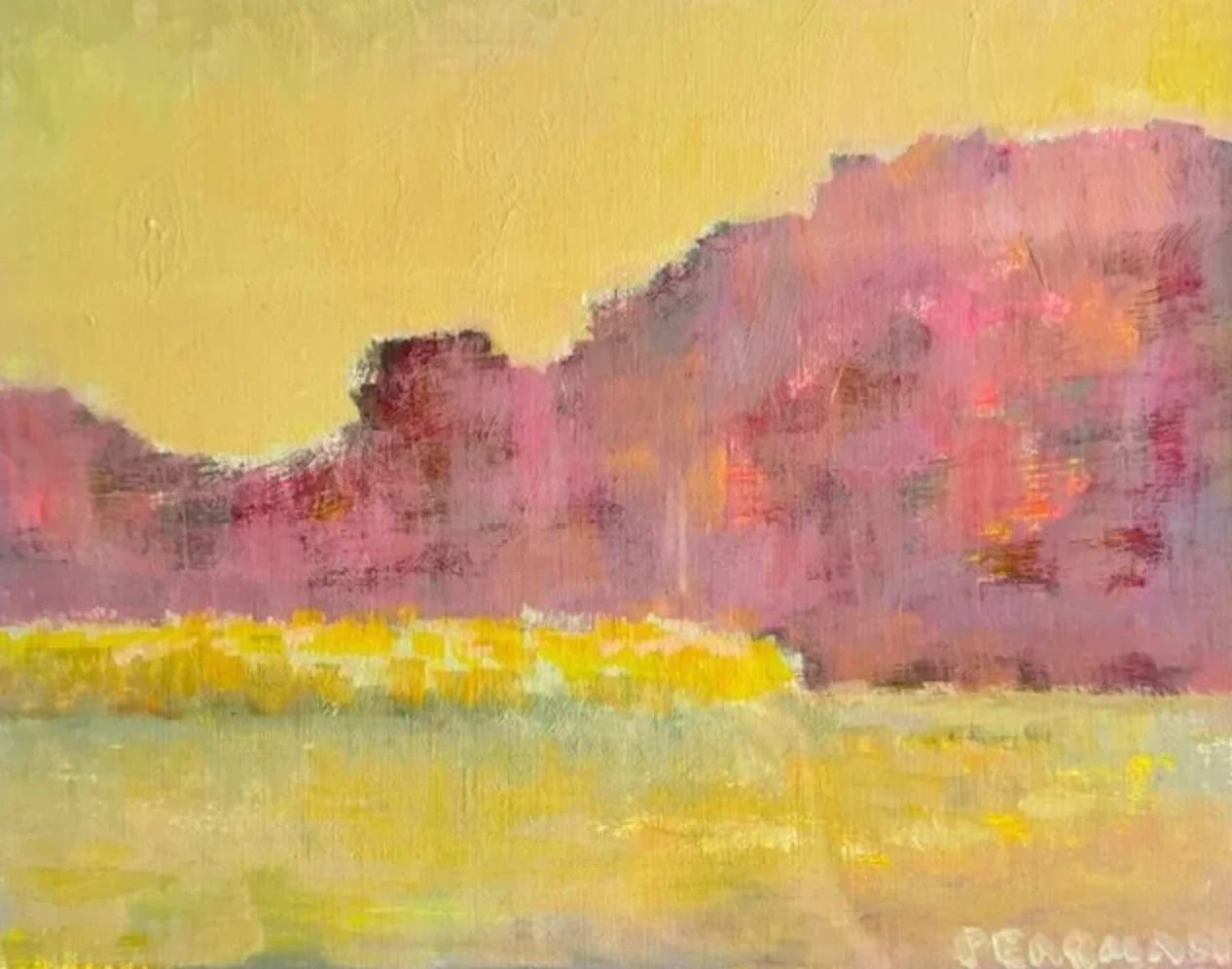 Morning Light Over the Hedges