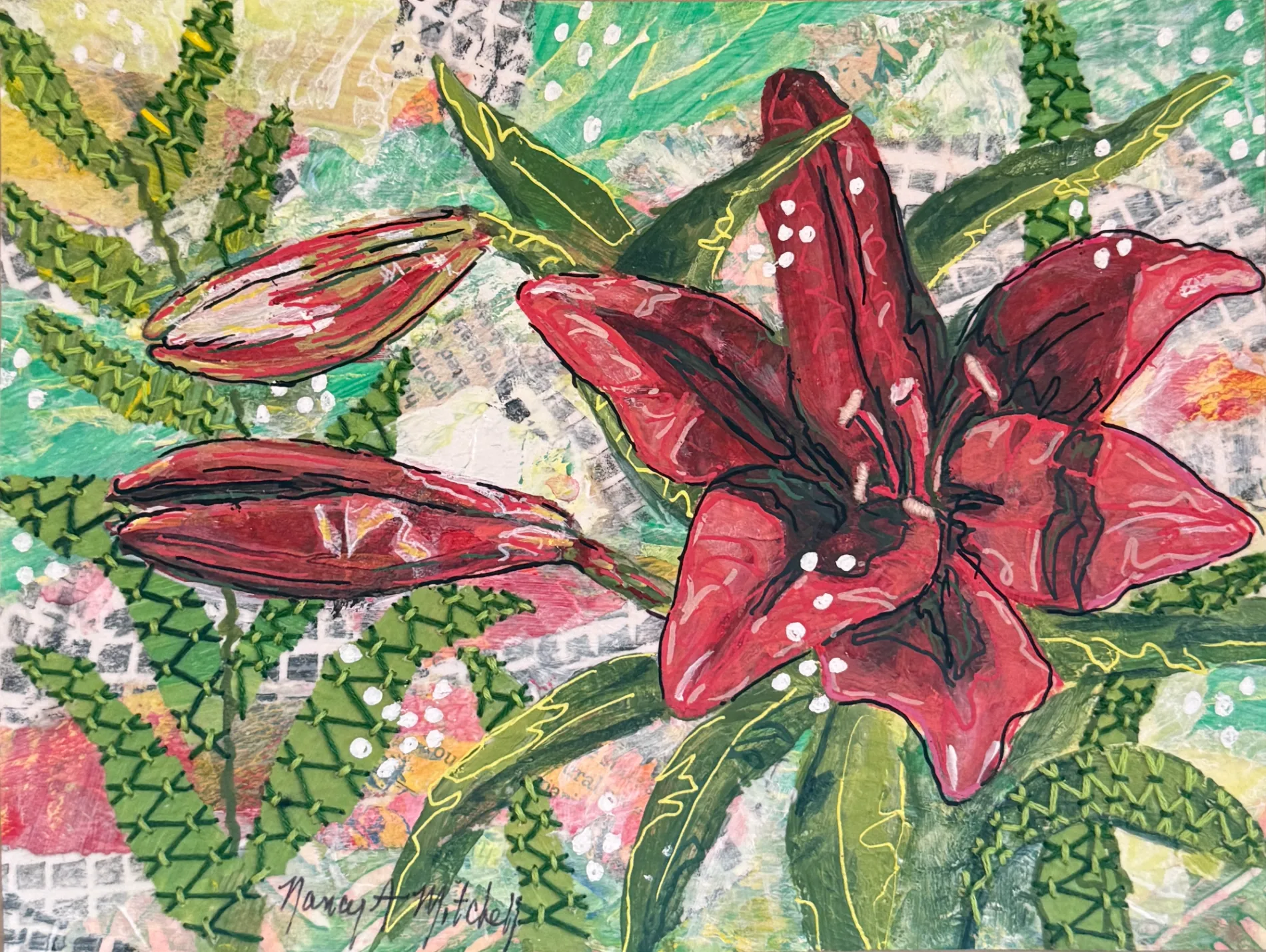 Red Lilies