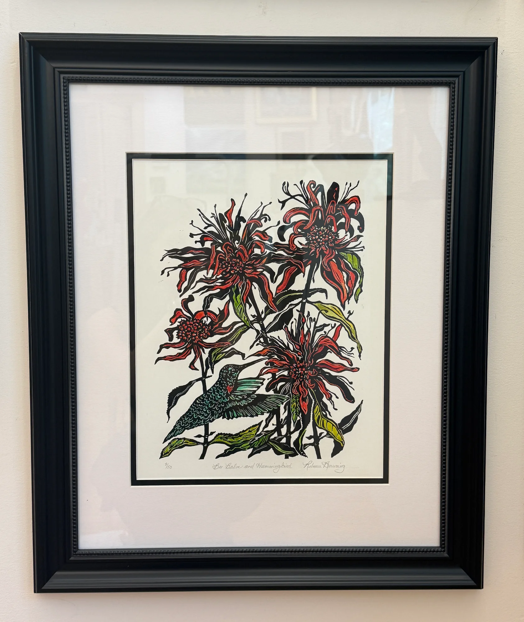 Bee Balm and Hummingbird - Image 2