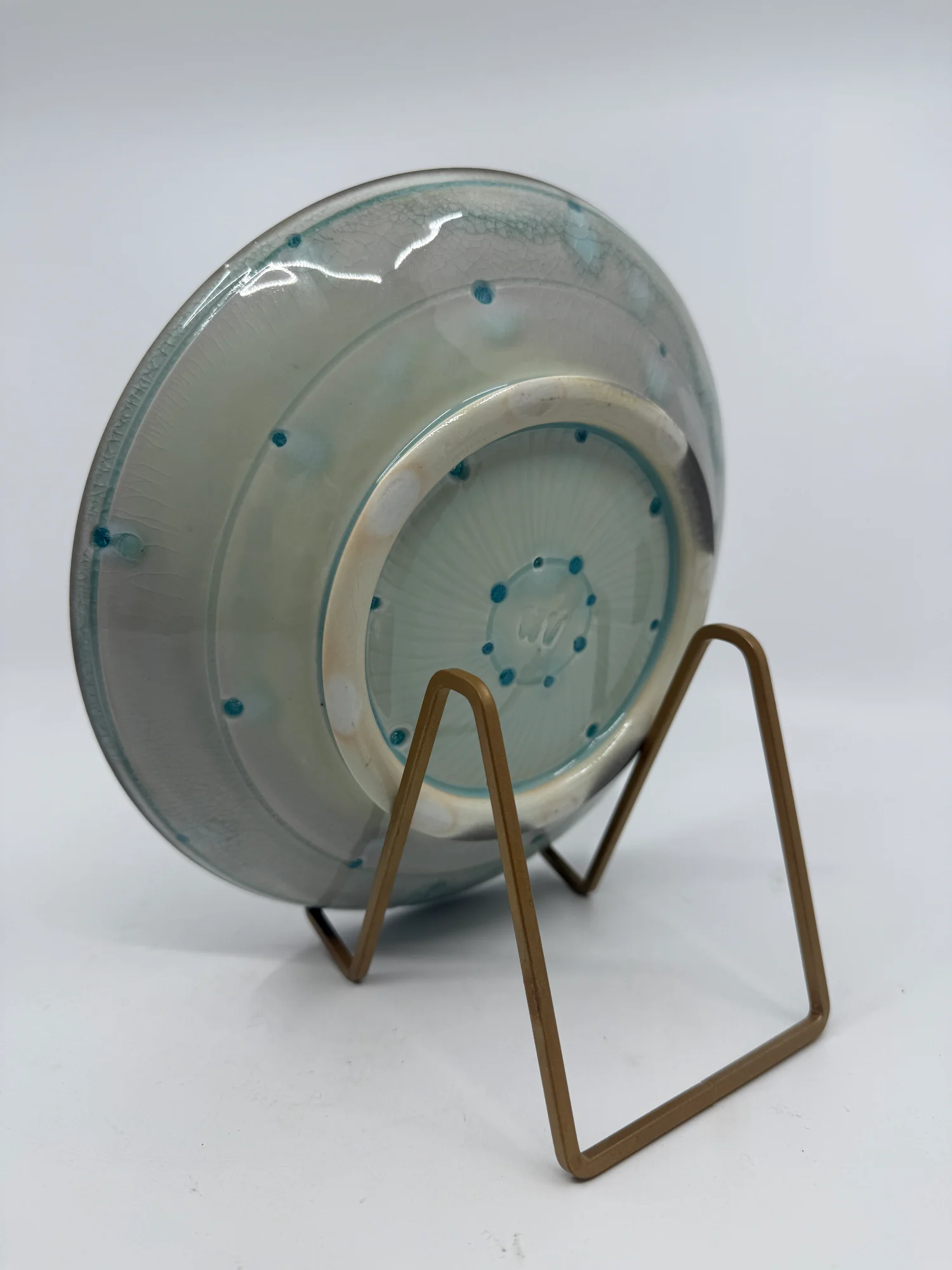 Blue & Gray Speckled Plate - Image 2